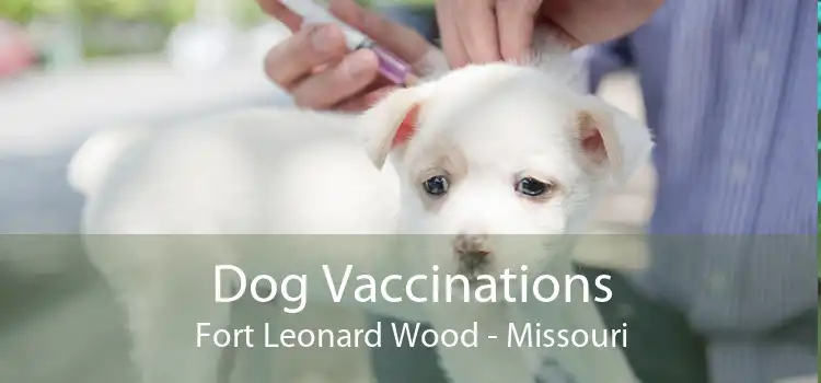 Dog Vaccinations Fort Leonard Wood - Missouri