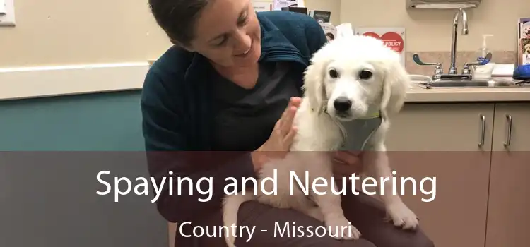 Spaying and Neutering Country - Missouri
